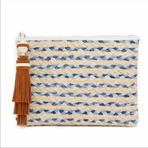 Sam Edelman Mirabel Straw Clutch